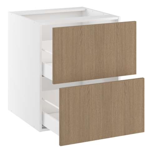 Underskab, 2 skuffer. H:704 B:600 D:580