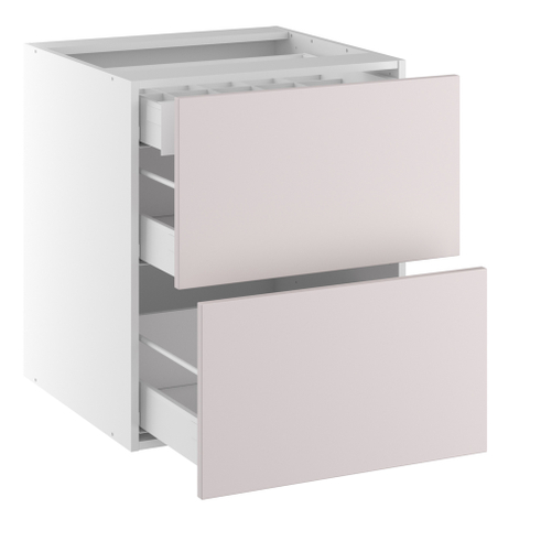 Kitchn Skuffeskab med 2 skuffer og 1 indvendig skuffe