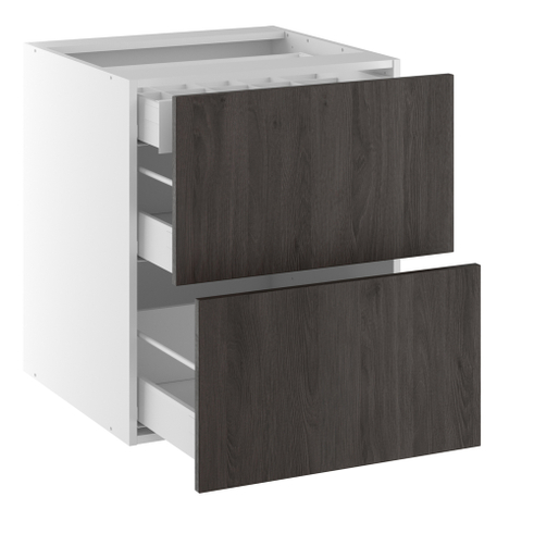 Kitchn Skuffeskab med 2 skuffer og 1 indvendig skuffe