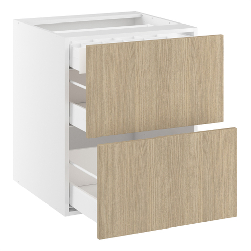 Kitchn Skuffeskab med 2 skuffer og 1 indvendig skuffe