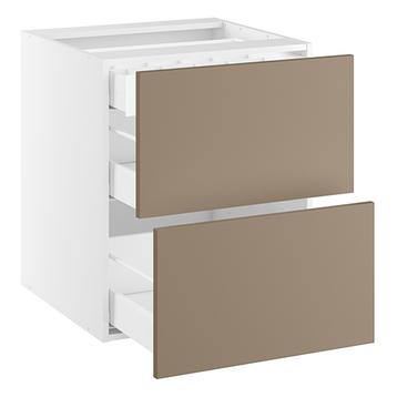 Underskab, 2 skuffer, indv. skuffe. H:704 B:1000 D:580