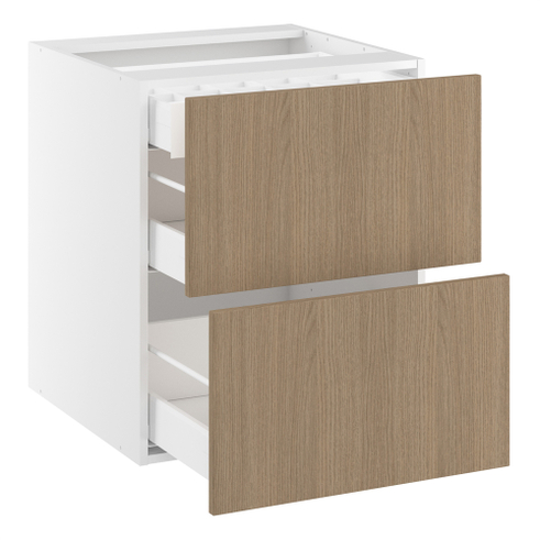 Underskab, 2 skuffer, indv. skuffe. H:704 B:500 D:580