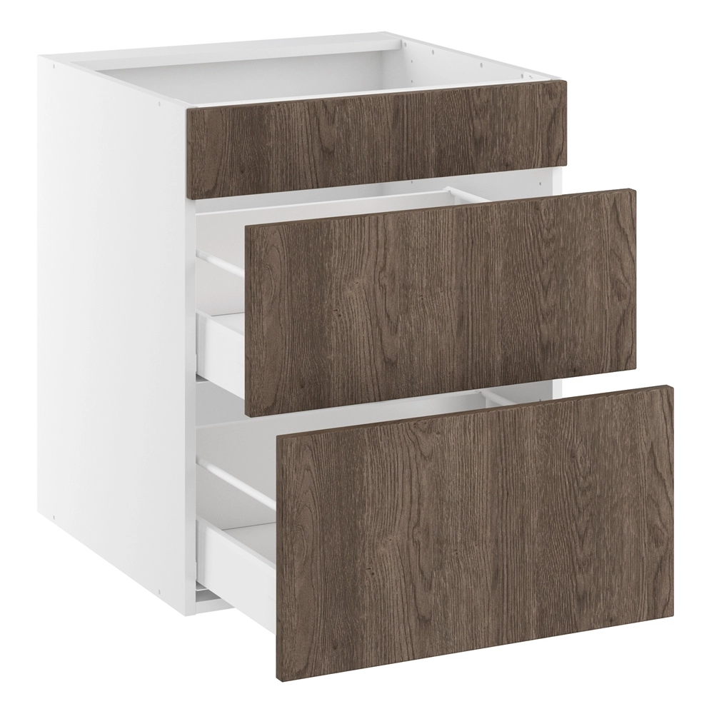 Korpus for platetopp m/2 skuffer og 1 blindfront, metallramme H:704 D:580 B:800