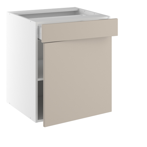 Underskab, 572mm låge, 1 skuffe, 1 hylde. H:704 B:500 D:580