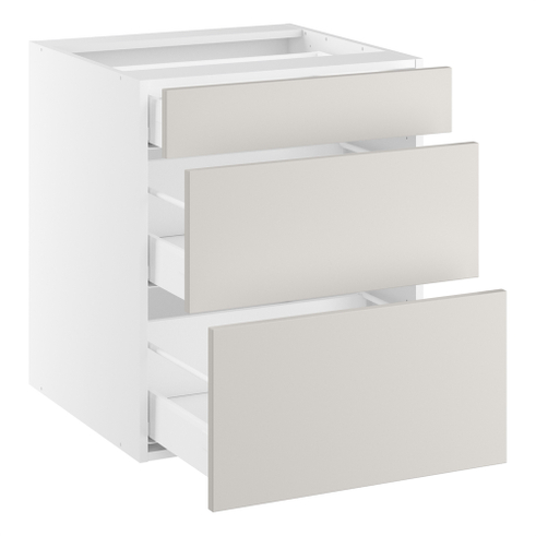 Underskab, 3 skuffer. H:704 B:1000 D:580