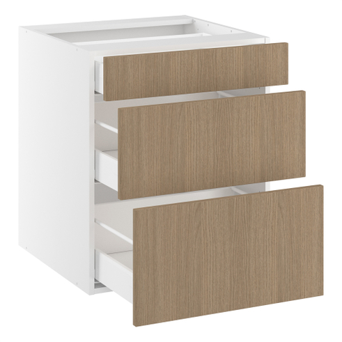 Underskab, 3 skuffer. H:704 B:1000 D:580