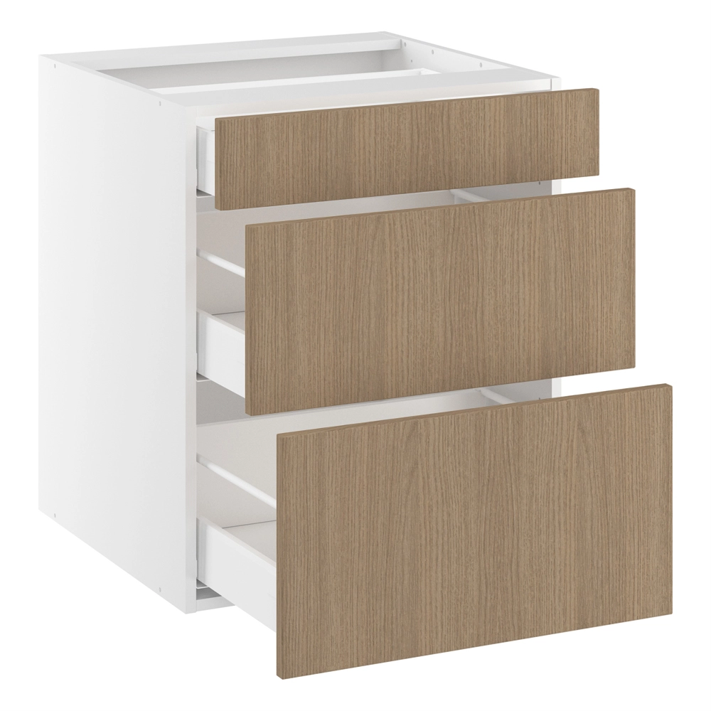 Underskab, 3 skuffer. H:704 B:500 D:580