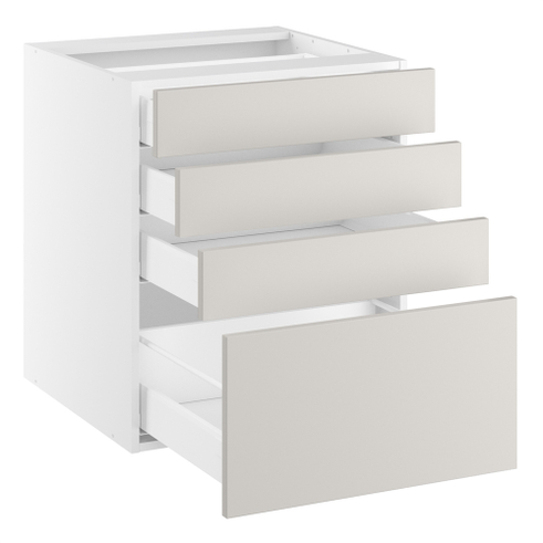 Underskab, 4 skuffer. H:704 B:500 D:580