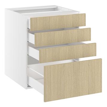 Underskab, 4 skuffer. H:704 B:500 D:580