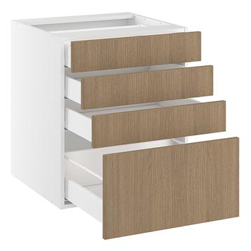 Underskab, 4 skuffer. H:704 B:500 D:580