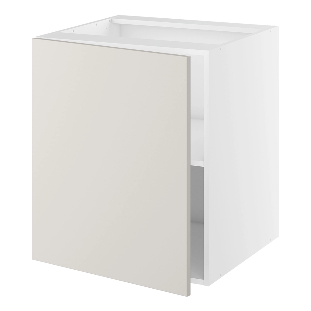 Underskab, 1 låge, 1 hylde. H:704 B:200 D:580