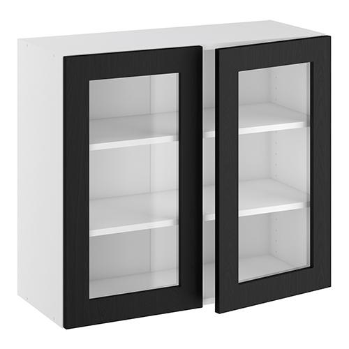 Kitchn Vitrineskab 2 hylder og 2 låger H:704 D:320 B:800