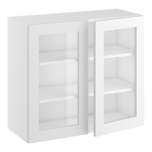 Kitchn Vitrineskab 2 hylder og 2 låger H:704 D:320 B:800