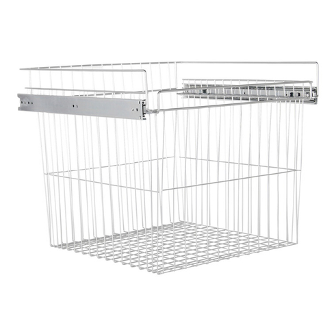 Kitchn Vasketøjskurv med skinner fuldudtræk B:600