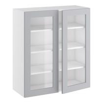 Kitchn Vitrineskab 3 hylder og 2 låger H:896 D:320 B:800