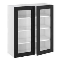 Kitchn Vitrineskab 3 hylder og 2 låger H:896 D:320 B:800