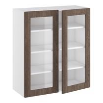 Kitchn Vitrineskab 3 hylder og 2 låger H:896 D:320 B:800