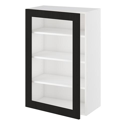 Kitchn Vitrineskab 3 hylder og 1 låge H:896 D:320 B:400