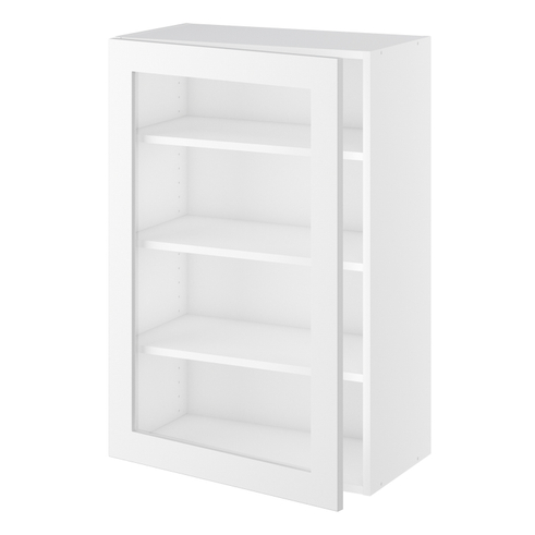Kitchn Vitrineskab 3 hylder og 1 låge H:896 D:320 B:600