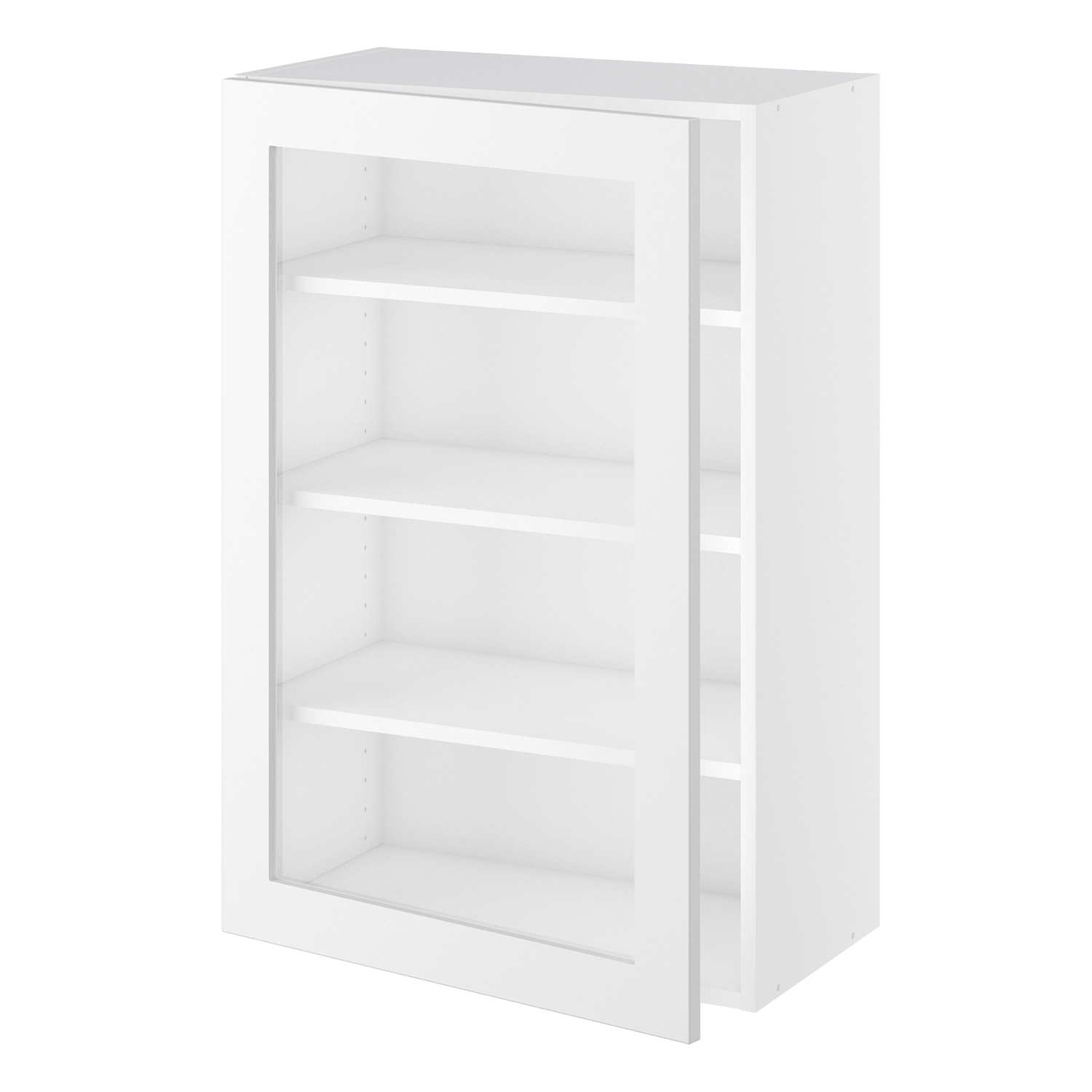 Kitchn Vitrineskab 3 hylder og 1 låge H:896 D:320 B:500