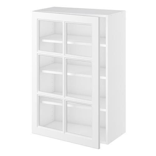 Kitchn Vitrineskab 3 hylder og 1 låge H:896 D:320 B:400
