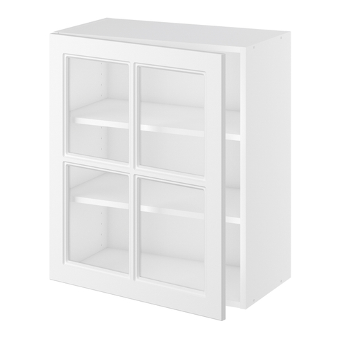 Kitchn Vitrineskab 2 hylder og 1 låge H:704 D:320 B:500