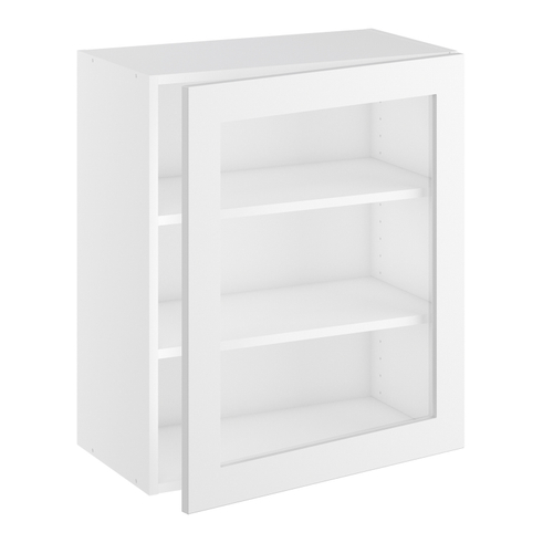 Kitchn Vitrineskab 2 hylder og 1 låge H:704 D:320 B:400