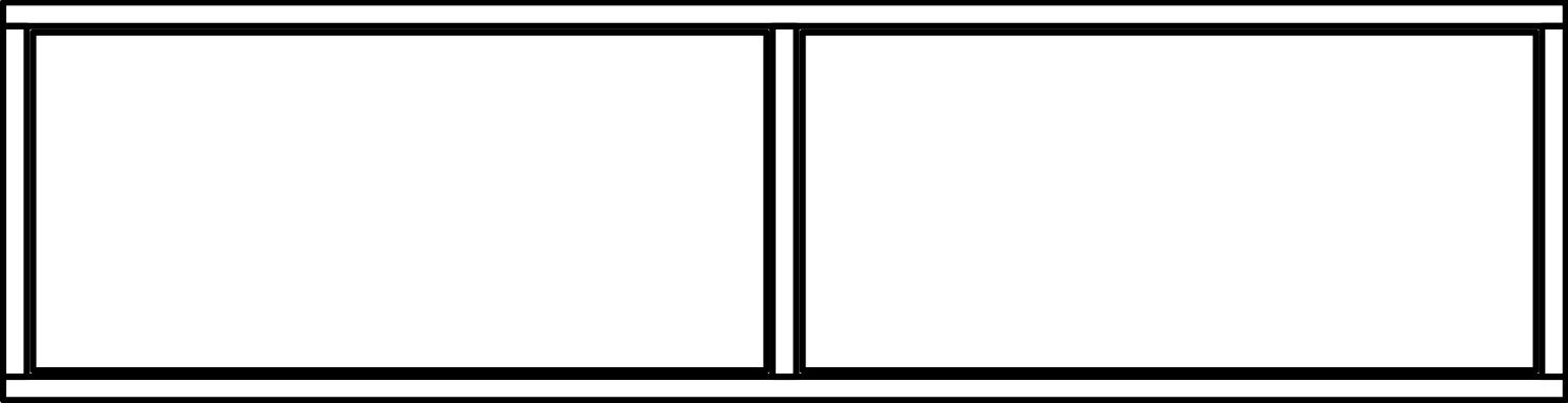 125,7 cm benk - Lysoljert - 40cm dybde