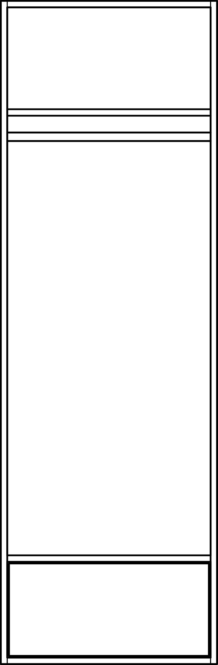 43,8 cm garderobemodul - Lysoljert - 40cm dybde