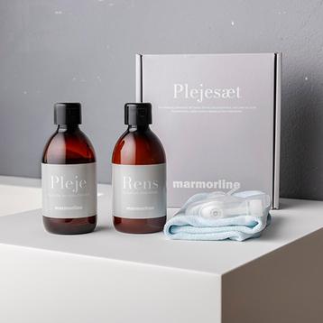 Marmorline plejesæt til alle overflader
