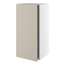 Designskab, t/integreret køl med glideskinner, 1 låge, m/hængselsboring. H:1248 B:600 D:580
