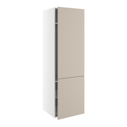 Garderobeskab, 1 låge, 2-delt sammensat, m/2 trådkurve, 1 hylde, 1 konstruktionshylde, 1 bøjlestang. H:1952 B:400 D:580