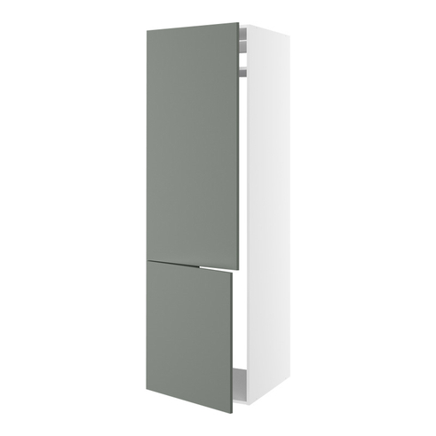 Kitchn Ekstra højt højskab til integreret køl/frys med 2 låger uden hængselsboring