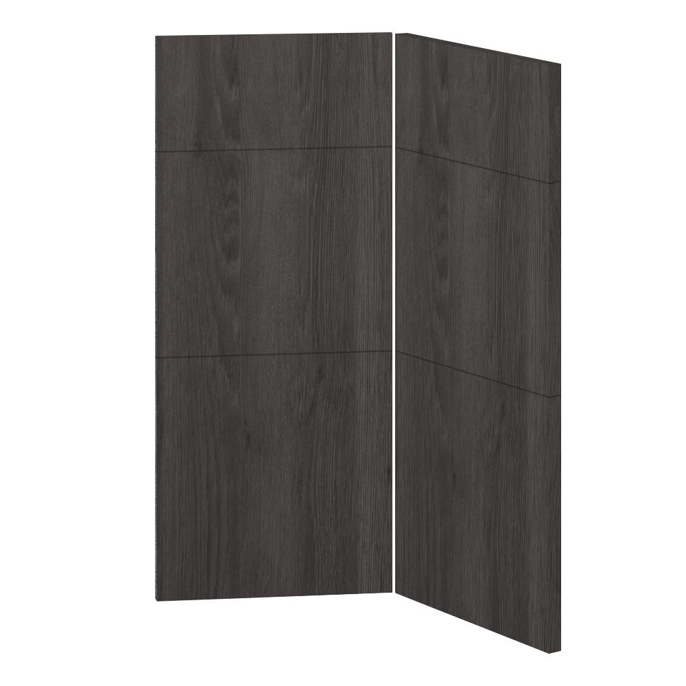 Hengslet dør 3-delt montert<br> Passer til U9090 H: 70 cm B: 29,6 cm