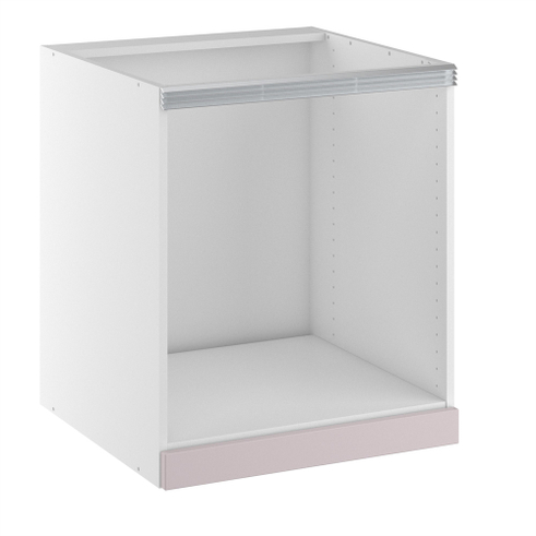 Komfurskab, m/ventilationsrist og blændstykke. H:704 B:600 D:580