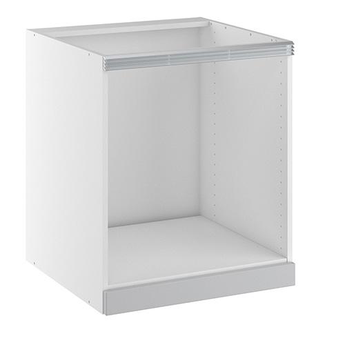 Komfurskab, m/ventilationsrist og blændstykke. H:704 B:600 D:580