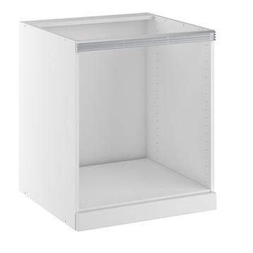Komfurskab, m/ventilationsrist og blændstykke. H:704 B:600 D:580