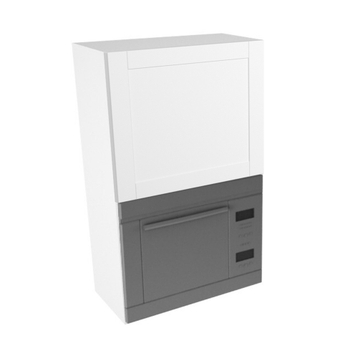 skåp för mikrovågsnisch mått 426x576x320 Dörr H:444 + Panel. H:896 D:320 B:600