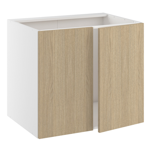 Kitchn Bredt vaskeskab med 2 låger