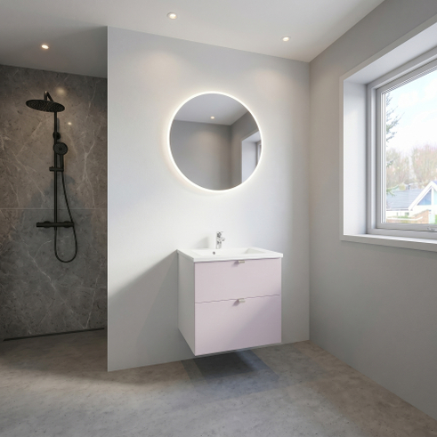 Kitchn Badsæt i Grå 62 cm fra Kitchn med Phoenix Cashmere Front