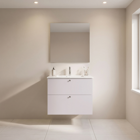 Phoenix cashmere 60 cm badsæt med 2 skuffer
