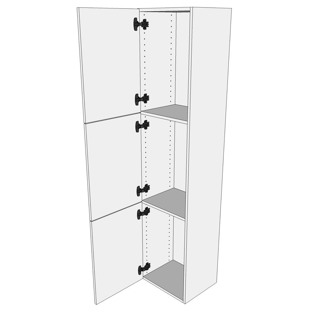 Multi-Living Bad højskab i Wien H: 172,8 cm D: 32,0 cm - 3 låger inklusiv 5 hylder  - Bredde: 30 cm