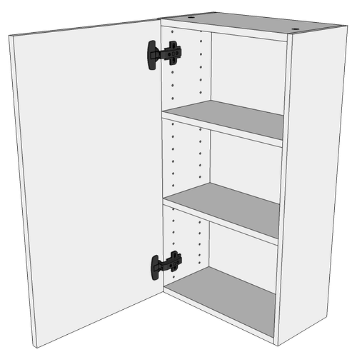 Multi-Living Bad overskab i Cibo Nero H: 70,4 cm D: 19,3 cm - Inklusiv 2 hylder - Bredde: 30 cm