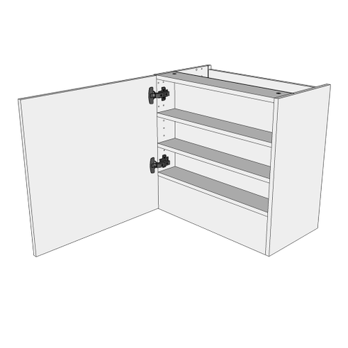 Multi-Living Køkken emhættereol i Wien lav H: 57,6 cm D: 34,0 cm - Inklusiv 2 faste hylde - Bredde: 60 cm