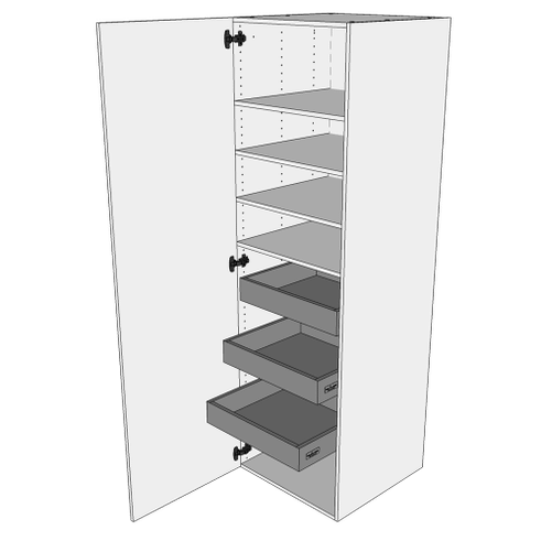 Multi-Living Køkken linnedskab i Wien H: 195,2 cm D: 60,0 cm - Inklusiv 4 hylder samt 3 bakker - Bredde: 40 cm