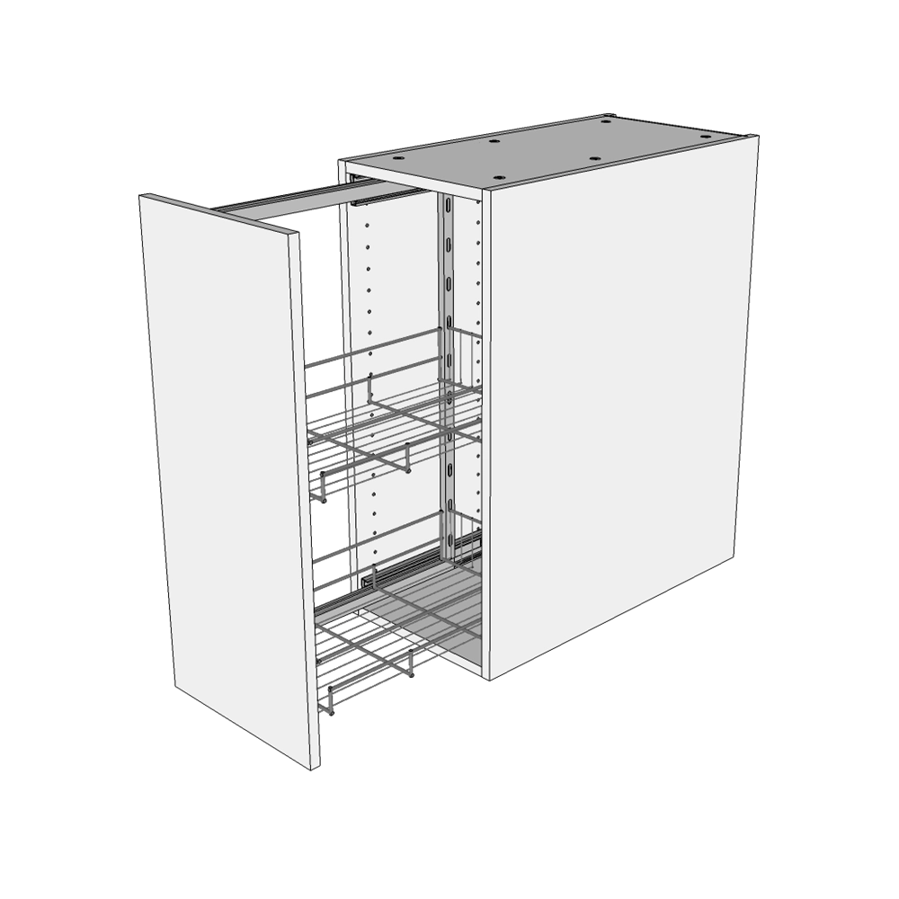 Oppbevaringsskap for korpus i Wien H: 70,4 cm D: 60,0 cm - Inkludert 2 trådkurver - Bredde: 30 cm