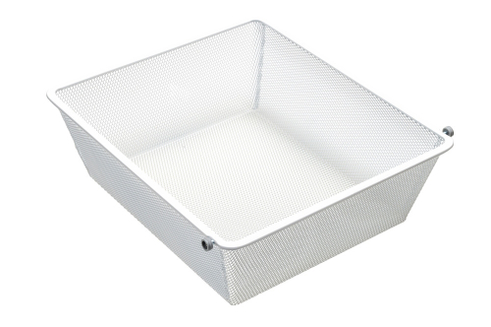 Mesh kurv 36,8 cm i Hvid