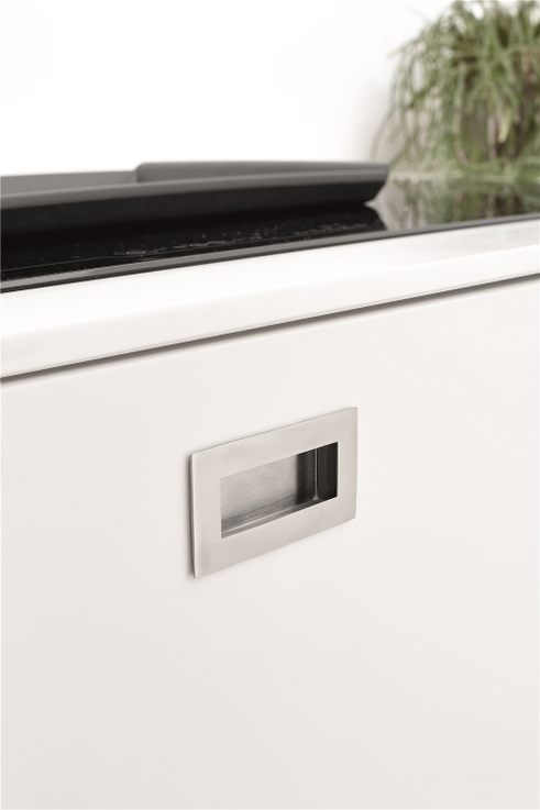 Furnipart - Square - greb i rustfrit stål