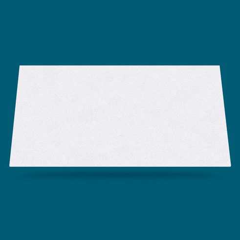 Basic+ White Poleret Komposit bordplade på mål