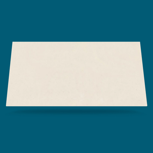 Linen Cream Suede Komposit bordplade på mål